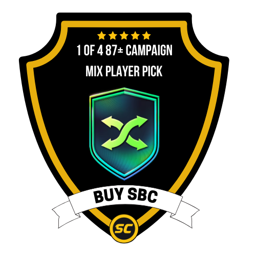 EA FC 26 SBC 1 of 4 87+ Campaign Mix Player Pick - PC